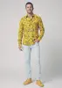 Entdecke bunte Hemden Herren GRAVUR YELLOW - 100 % BW