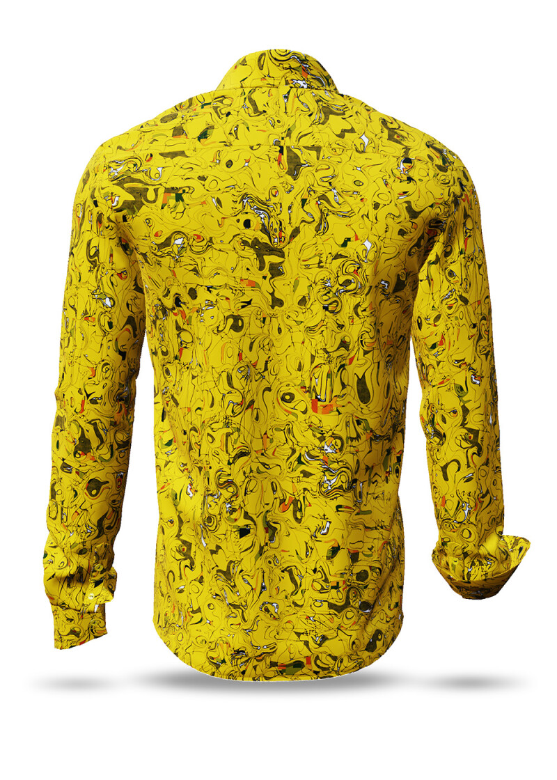 GRAVUR YELLOW - Gelbes Freizeithemd - GERMENS