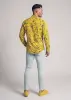 GRAVUR YELLOW Hemden Herren - 100 % Baumwolle - GERMENS artfashion 3XL