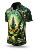 Mens Short Sleeve Button Down MARY JANE – GERMENS artfashion – 100 % Cotton - Size XXL