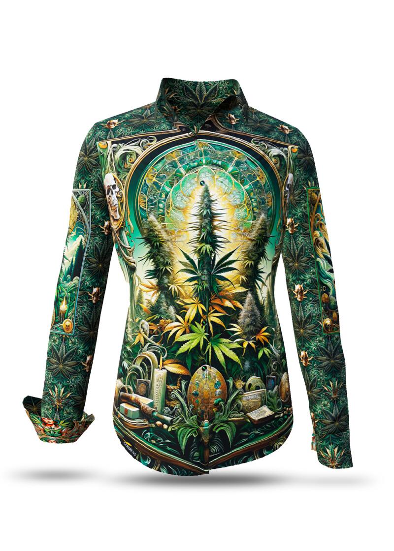 Womens MARY JANE blouses from GERMENS in cannabis style