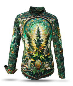 ausgefallene Damenbluse für Damen - MARY JANE - 100 % Baumwolle - GERMENS artfashion - Größen XS bis 3XL
