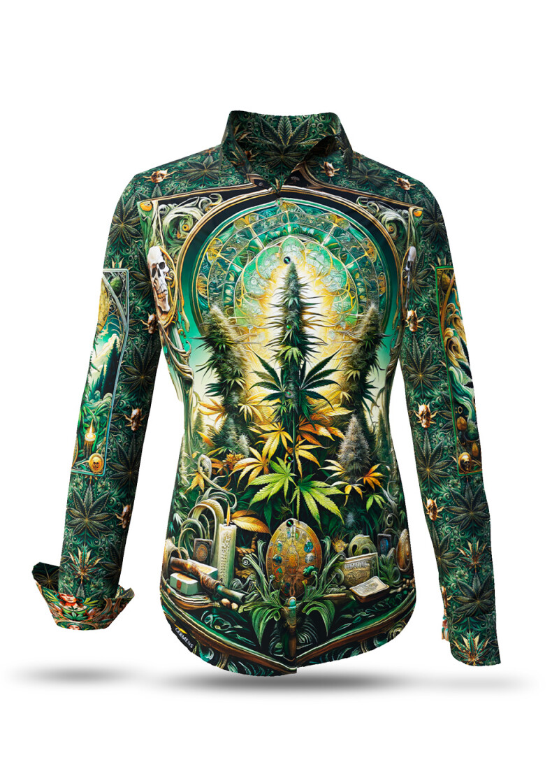 Womens MARY JANE blouses from GERMENS in cannabis style