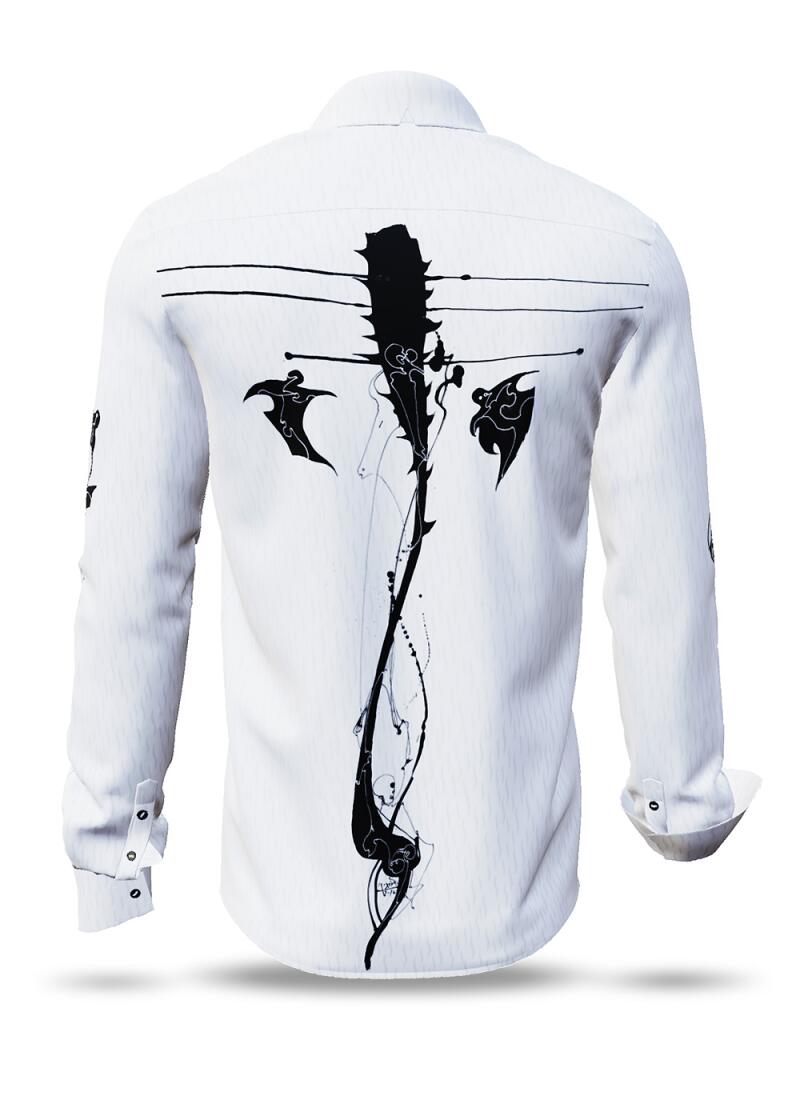 BEOWULF - White-black mensshirt - GERMENS