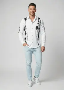 Discover colorful button up shirts for men BEOWULF - 100%...