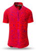 Summer shirt for men PORTE NOTRE-DAME PARIS ROUGE - 100% cotton - 10 sizes from XS to 6XL - exceptional design - finest workmanship - fabrics made in Germany - limited edition and exclusive