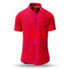Button up shirt for summer PORTE NOTRE-DAME PARIS ROUGE - GERMENS