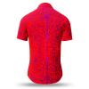 Button up shirt for summer PORTE NOTRE-DAME PARIS ROUGE - GERMENS