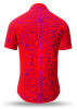 Summer shirt for men PORTE NOTRE-DAME PARIS ROUGE - 100% cotton - 10 sizes from XS to 6XL - exceptional design - finest workmanship - fabrics made in Germany - limited edition and exclusive
