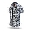 Button up shirt for summer PORTE NOTRE-DAME PARIS CONTRASTE - GERMENS