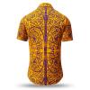 Button up shirt for summer PORTE NOTRE-DAME PARIS JAUNE - GERMENS
