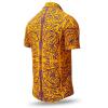 Button up shirt for summer PORTE NOTRE-DAME PARIS JAUNE - GERMENS