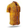 Button up shirt for summer PORTE NOTRE-DAME PARIS JAUNE - GERMENS