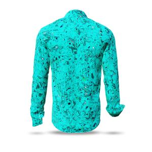 GRAVUR MINT - Mint green leisure mensshirt  - GERMENS