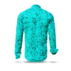 GRAVUR MINT - Mint green leisure mensshirt  - GERMENS