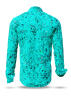 Entdecke bunte Hemden Herren GRAVUR MINT - 100 % Baumwolle