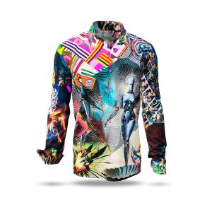 Discover Button Up Shirt CYBER ODYSSEY - 100 % cotton