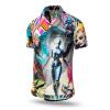 Button up shirt for summer CYBER ODYSSEY - GERMENS