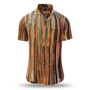 Hemd für den Sommer WATERFALL BROWN von GERMENS