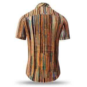 Hemd für den Sommer WATERFALL BROWN von GERMENS