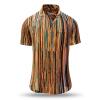 Hemd für den Sommer WATERFALL BROWN von GERMENS