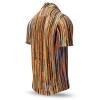 Summer button shirt WATERFALL BROWN from GERMENS