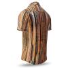 Summer button shirt WATERFALL BROWN from GERMENS