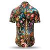 Mens short-sleeved shirt FLORA PHANTASTICA by GERMENS made of 100 % cotton Made in Saxony/Germany.