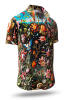 Sommerhemd Herren FLORA PHANTASTICA - 100 % Baumwolle - 10 Größen von XS - 6XL - außergewöhnliches Design - feinste Verarbeitung - Stoffe Made in Germany - limitiert und exklusiv