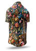 FLORA PHANTASTICA Sommerhemd - 100 % Baumwolle - GERMENS artfashion 5XL