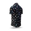 Musician Short-Sleeve Button-Up Shirt SONATA SPECTRUM from GERMENS