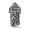 Exclusive black and white short-sleeved shirt for men JUPPI