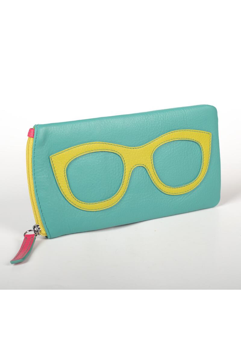 Turquoise glasses case for ladies MIAMI