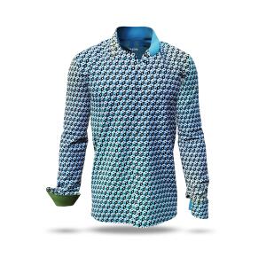 men´s long sleeve casual shirts CUBO AZUR - GERMENS

