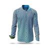 Entdecke bunte Hemden Herren CUBO AZUR - 100 % Baumwolle