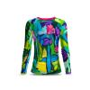 Langarm Shirt Damen FIORE ASTRATTA von GERMENS artfashion - hergestellt aus 100 % Baumwolle Made in Sachsen/Germany - 7 Größen von XS bis 3XL