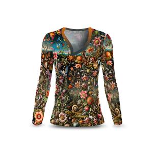 Langarm Shirt Damen FLORA PHANTASTICA von GERMENS...