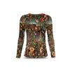 Langarm Shirt Damen FLORA PHANTASTICA von GERMENS artfashion - hergestellt aus 100 % Baumwolle Made in Sachsen/Germany - 7 Größen von XS bis 3XL