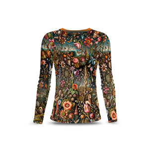 Long sleeve shirt ladies FLORA PHANTASTICA by GERMENS...