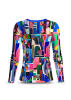 Langarm Shirt Damen CITY OF FANTASY von GERMENS artfashion - hergestellt aus 100 % Baumwolle Made in Sachsen/Germany - 7 Größen von XS bis 3XL