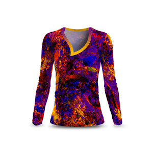 Long sleeve shirt ladies AIXON by GERMENS artfashion -...