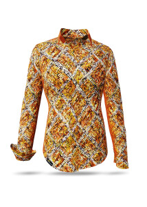 ausgefallene Damenbluse für Damen - MIROUGE FALL -...