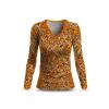 Long sleeve shirt ladies MIROUGE FALL by GERMENS artfashion - made of 100 % cotton Made in Saxony/Germany - 7 sizes from XS to 3XL