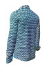 Button Down Long Sleeve Shirts CUBO AZUR – GERMENS artfashion – 100 % Cotton - Size XXL