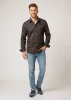 Discover colorful button up shirts for men TRIANGLE - 100% cotton