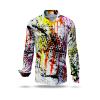 Button Up Shirt LUXUS ISST ZEIT from GERMENS