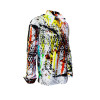 Button Up Shirt LUXUS ISST ZEIT from GERMENS