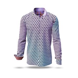 men´s long sleeve casual shirts CUBO VIOL - GERMENS
