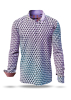 Discover colorful button up shirts for men CUBO VIOL - 100% cotton