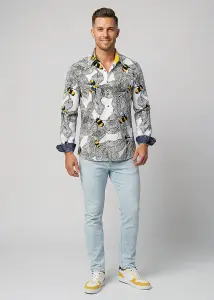 Entdecke bunte Hemden Herren BEENIUS - 100% Baumwolle